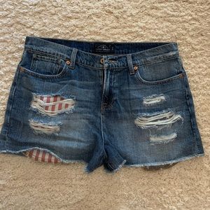 lucky brand denim shorts